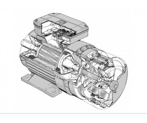 Trifase Autofrenanti serie BA in alluminio con freno in AC., M.G.M., Electric motors and inverters