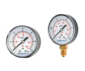 Plastic manometers back and low mounting, Manometers, Pumps spare parts and accessories